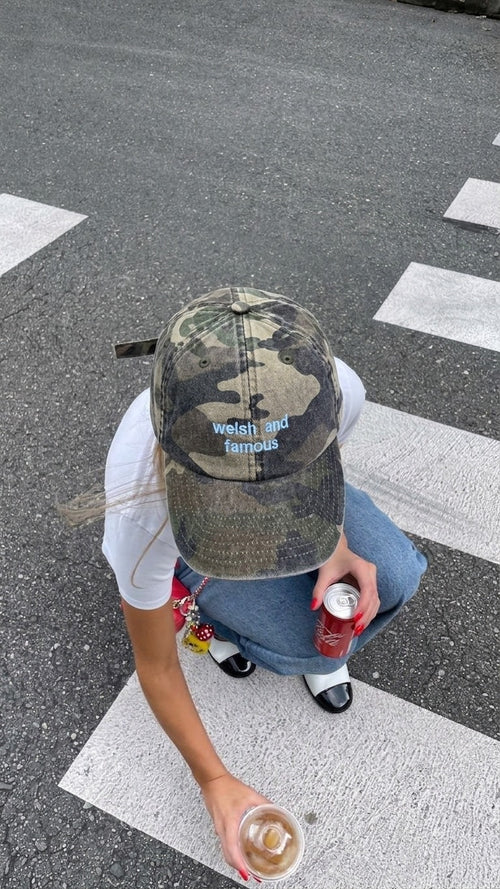 WELSH AND FAMOUS CAMO CAP